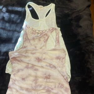 PINK Victorias Secret tanks, size medium, good condition!